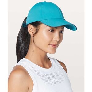 Lululemon Baller Hat Run Teal Blue One Size Adjustable